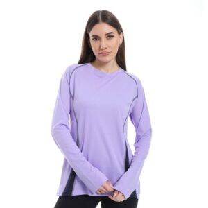 تي شيرت رياضي نسائي بتصميم مريح وخامة تنفس عالية الجودة