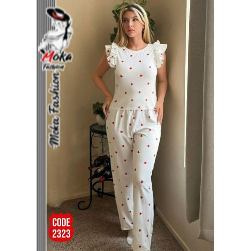 راحة وأناقة: بيجامة حريمي صيفية للمنزل